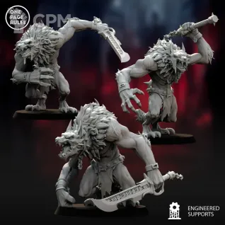 Описание картинки Crypt Ghouls от MrMetalHorror по цене 700руб | Свободный Рынок Миниатюр - СРМ