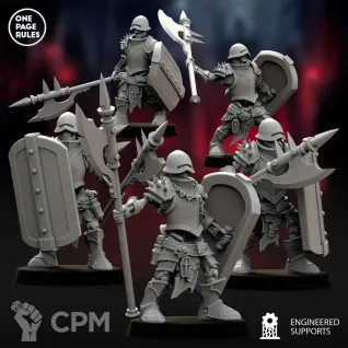 Описание картинки Grave Guard / Barrow Guard /Deathrattle Skeletons - 10 Штук от MrMetalHorror по цене 1 000руб | Свободный Рынок Миниатюр - СРМ