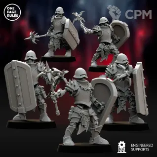 Описание картинки Grave Guard / Barrow Guard /Deathrattle Skeletons - 10 Штук от MrMetalHorror по цене 1 000руб | Свободный Рынок Миниатюр - СРМ