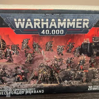 Описание картинки Chaos Space Marines Battleforce: Hellforged Warband от LDBits по цене 26 000руб | Свободный Рынок Миниатюр - СРМ