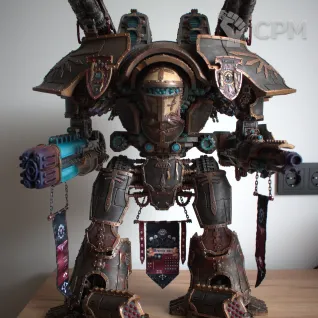 Описание картинки Mars Pattern Warlord Titan/Титан класса Полководец "Карающий" из Легио Мортис от iGriver по цене 78 000руб | Свободный Рынок Миниатюр - СРМ