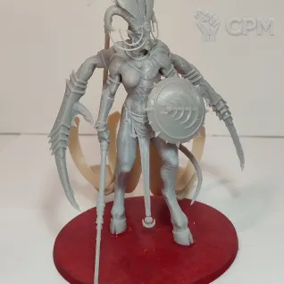 Описание картинки Shalaxi Helbane / Keeper Of Secrets от WastelandMiniatures по цене 1 440руб | Свободный Рынок Миниатюр - СРМ