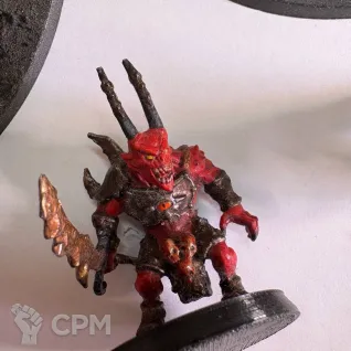 Описание картинки Bloodmaster, Herald of Khorne от jasker по цене 1 000руб | Свободный Рынок Миниатюр - СРМ