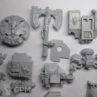 Описание картинки Murderfang Venerable Dreadnought/Bjorn the Fell-Handed. от Серж по цене 1 100руб | Свободный Рынок Миниатюр - СРМ