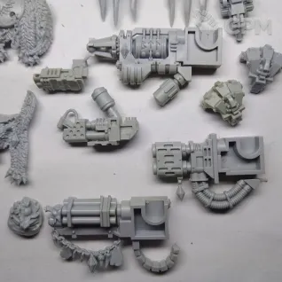 Описание картинки Murderfang Venerable Dreadnought/Bjorn the Fell-Handed. от Серж по цене 1 100руб | Свободный Рынок Миниатюр - СРМ