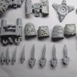 Описание картинки Murderfang Venerable Dreadnought/Bjorn the Fell-Handed. от Серж по цене 1 100руб | Свободный Рынок Миниатюр - СРМ