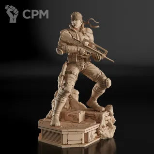 Описание картинки Snake Фигурка (Metal Gear Solid) от GAS3TXD  по цене 3 600руб | Свободный Рынок Миниатюр - СРМ