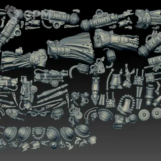 Описание картинки Myrmidon Destructor Host (Scan) от AxeL's Forge по цене 1 100руб | Свободный Рынок Миниатюр - СРМ