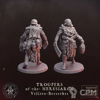 Описание картинки Velites · Berserkers от Manufactorum76 по цене 640руб | Свободный Рынок Миниатюр - СРМ