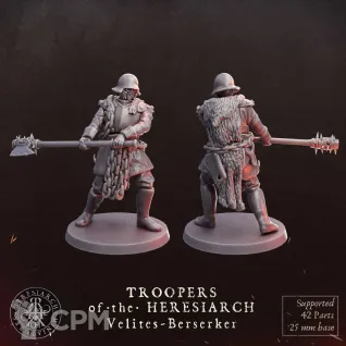 Описание картинки Velites · Berserkers от Manufactorum76 по цене 640руб | Свободный Рынок Миниатюр - СРМ