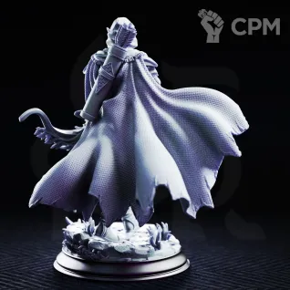 Описание картинки Drow Swamp Ranger - Vexana от PocketSized Prints по цене 300руб | Свободный Рынок Миниатюр - СРМ