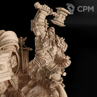 Описание картинки Arthas Menethil and Thrall Диорама (World of Warcraft) от GAS3TXD  по цене 13 900руб | Свободный Рынок Миниатюр - СРМ