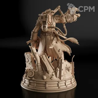 Описание картинки Commissar Sebastian Yarrick Фигурка (Warhammer) от GAS3TXD  по цене 4 600руб | Свободный Рынок Миниатюр - СРМ