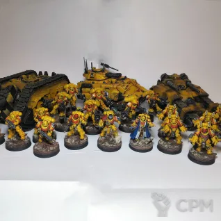 Описание картинки Space Marines Gladiator (1) - Imperial fists army от Brushsinger по цене 15 435руб | Свободный Рынок Миниатюр - СРМ