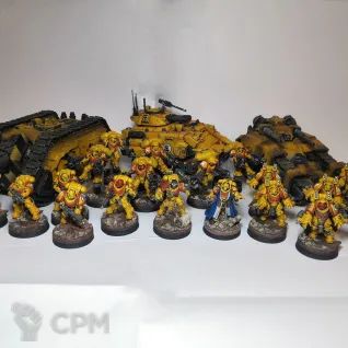 Описание картинки Primaris Aggressors (6) - Imperial fists от Brushsinger по цене 18 743руб | Свободный Рынок Миниатюр - СРМ