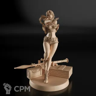 Описание картинки Revy Фигурка (Black Lagoon) от GAS3TXD  по цене 2 900руб | Свободный Рынок Миниатюр - СРМ