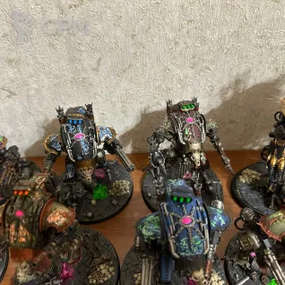 Описание картинки Армия Chaos Knights от Aus по цене 60 000руб | Свободный Рынок Миниатюр - СРМ