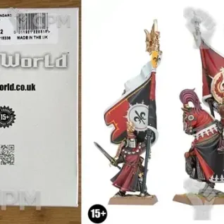 Описание картинки Battle Standard Bearer Mounted and on Foot от zurdo по цене 12 000руб | Свободный Рынок Миниатюр - СРМ