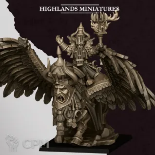 Описание картинки GREAT SORCERER OF MARDUK ON LAMASSU от Wardog Workshop по цене 2 500руб | Свободный Рынок Миниатюр - СРМ
