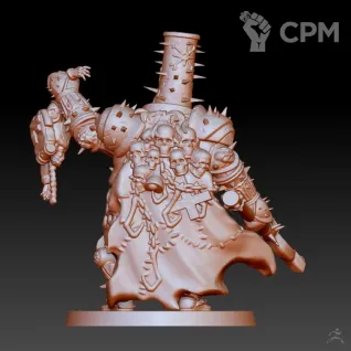 Описание картинки Trench Sin Eater от Manufactorum76 по цене 1 200руб | Свободный Рынок Миниатюр - СРМ