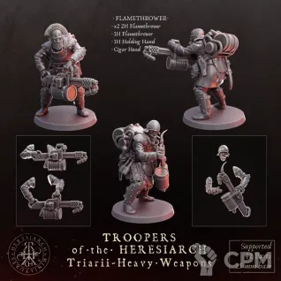 Описание картинки Triarii · Heavy Weapons от Manufactorum76 по цене 875руб | Свободный Рынок Миниатюр - СРМ