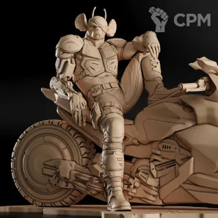 Описание картинки Modo Фигурка (Biker Mice from Mars) от GAS3TXD  по цене 5 400руб | Свободный Рынок Миниатюр - СРМ