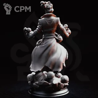Описание картинки Air Genasi Storm Sorcerer - Villam Nitrana от PocketSized Prints по цене 300руб | Свободный Рынок Миниатюр - СРМ