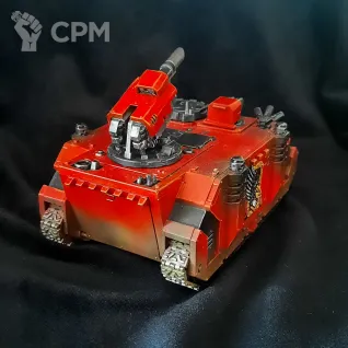 Описание картинки Space Marine Razorback (оригинал) от Superguns по цене 4 000руб | Свободный Рынок Миниатюр - СРМ