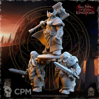 Описание картинки Throngrim, King of the Mountain Heart от Naggaroth Night по цене 1 300руб | Свободный Рынок Миниатюр - СРМ