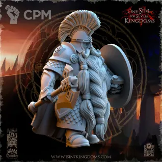 Описание картинки Highborn Warriors with Axe and Shield от Naggaroth Night по цене 250руб | Свободный Рынок Миниатюр - СРМ