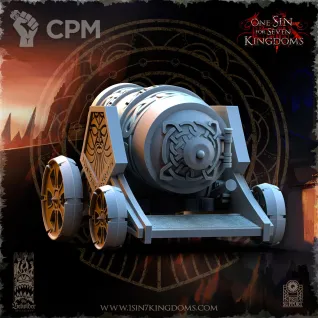 Описание картинки Thunder Cannon от Naggaroth Night по цене 1 300руб | Свободный Рынок Миниатюр - СРМ