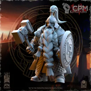 Описание картинки Highborn Warriors with Hammer and Shield от Naggaroth Night по цене 250руб | Свободный Рынок Миниатюр - СРМ