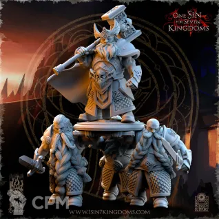 Описание картинки Throngrim, King of the Mountain Heart от Naggaroth Night по цене 1 300руб | Свободный Рынок Миниатюр - СРМ