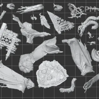 Описание картинки Vizzik Skour, Prophet of the Horned Rat (Скан с оригинала) от 0.n1 Studio по цене 2 300руб | Свободный Рынок Миниатюр - СРМ