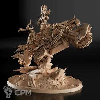 Описание картинки Boss Orc on Bike Фигурка (Warhammer) от GAS3TXD  по цене 4 200руб | Свободный Рынок Миниатюр - СРМ