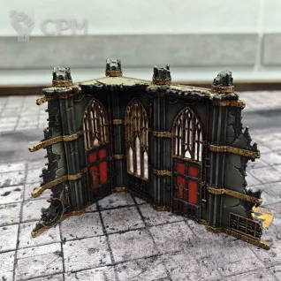 Описание картинки Sector Imperialis - Administratum (маленькая руина формата гв) от Monger по цене 4 950руб | Свободный Рынок Миниатюр - СРМ