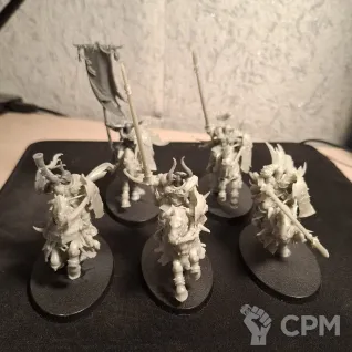 Описание картинки Chaos Knights от Zehir по цене 1 000руб | Свободный Рынок Миниатюр - СРМ