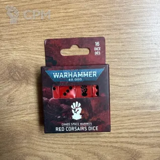 Описание картинки Red Corsairs dice от zurdo по цене 3 500руб | Свободный Рынок Миниатюр - СРМ