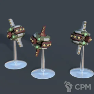 Описание картинки Guppy drones от Строго по-Имперски по цене 900руб | Свободный Рынок Миниатюр - СРМ