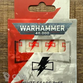 Описание картинки Warhammer 40000 White Scars dice от Warmaster по цене 2 950руб | Свободный Рынок Миниатюр - СРМ
