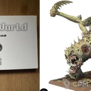 Описание картинки Gigantic Spawn of Chaos от zurdo по цене 10 900руб | Свободный Рынок Миниатюр - СРМ