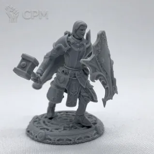 Описание картинки Паладин от Fantasy Minis по цене 600руб | Свободный Рынок Миниатюр - СРМ