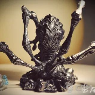 Описание картинки Абатур (Abathur)  StarCraft от Game&Reality Studio по цене 4 500руб | Свободный Рынок Миниатюр - СРМ