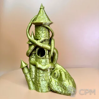 Описание картинки Башня для кидания кубиков "Башня Кракена" от Миниатюры и фигурки по цене 1 800руб | Свободный Рынок Миниатюр - СРМ