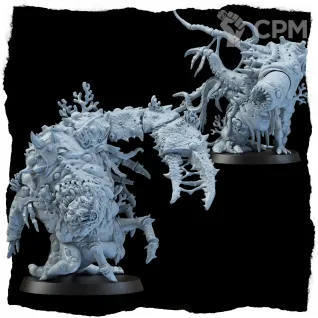 Описание картинки Миниатюра Отродье бездны, Chaos Spawn от Brother Ork по цене 1 740руб | Свободный Рынок Миниатюр - СРМ