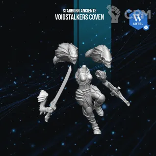 Описание картинки Voidstalkers Coven от Manufactorum76 по цене 1 700руб | Свободный Рынок Миниатюр - СРМ