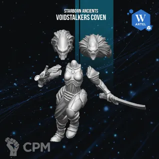 Описание картинки Voidstalkers Coven от WebWay 3D по цене 2 200руб | Свободный Рынок Миниатюр - СРМ