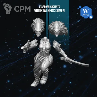 Описание картинки Voidstalkers Coven от Manufactorum76 по цене 1 700руб | Свободный Рынок Миниатюр - СРМ