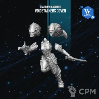 Описание картинки Voidstalkers Coven от Manufactorum76 по цене 1 700руб | Свободный Рынок Миниатюр - СРМ