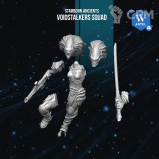 Описание картинки Voidstalkers Squad от WebWay 3D по цене 1 300руб | Свободный Рынок Миниатюр - СРМ